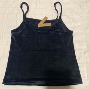 SKIMS velvet top black sz Medium New!